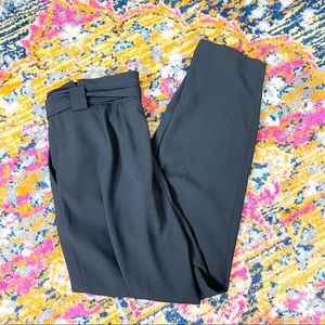 Express Paper Bag Tie Waist Pants Trousers